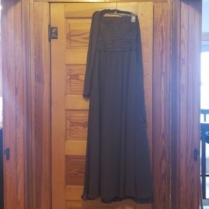 MoriLee brown formal dress
